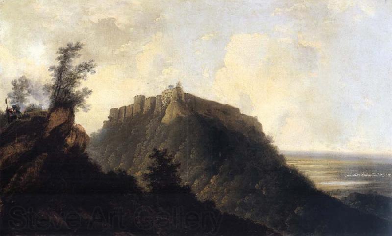 unknow artist View of the Fort of Bidjeur France oil painting art